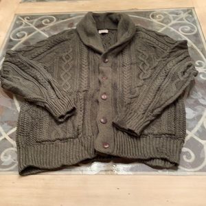 Knit for J Crew men’s shawl collar cardigan